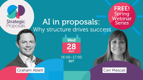 Spring webinar: AI in proposals: why structure drives success